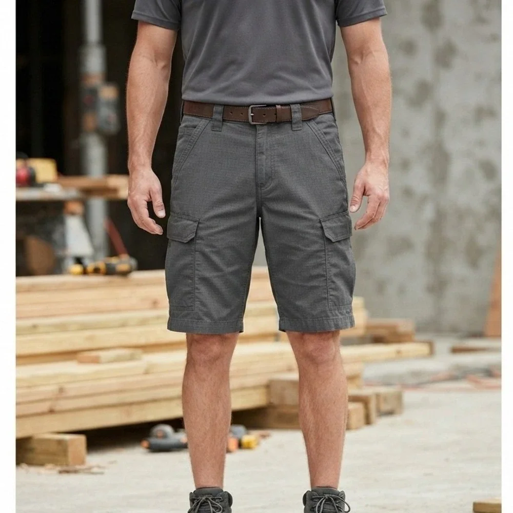 Carhartt Force Relaxed Fit Ripstop Cargo Work Shorts Men's Size 30 Gray NWT